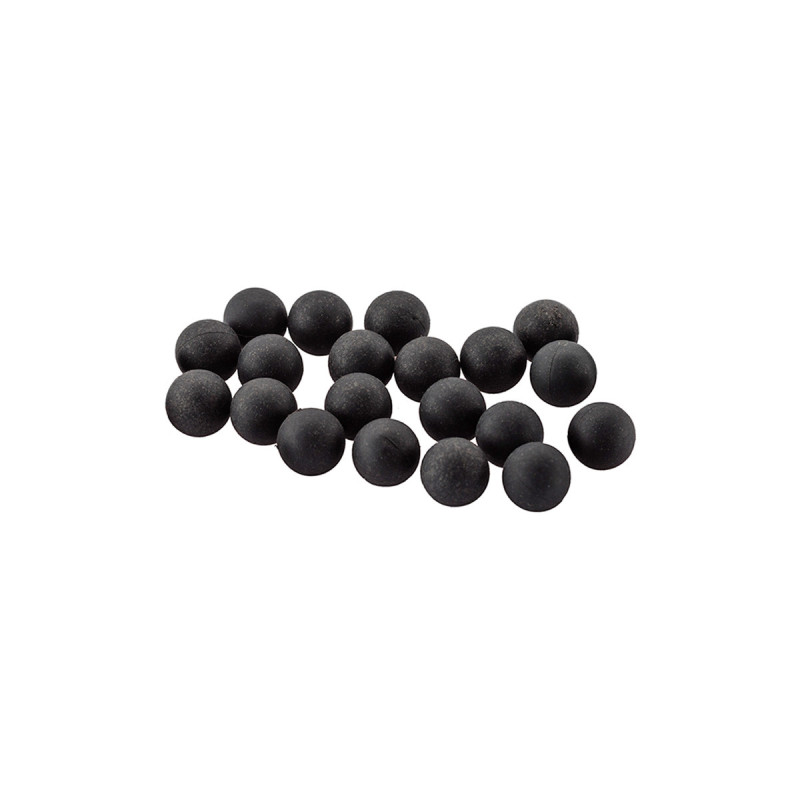 Balles CAOUTCHOUC METAL 15mm 4,4g POUR ADAPTATEUR LANCE FUSEES BOITE X20
