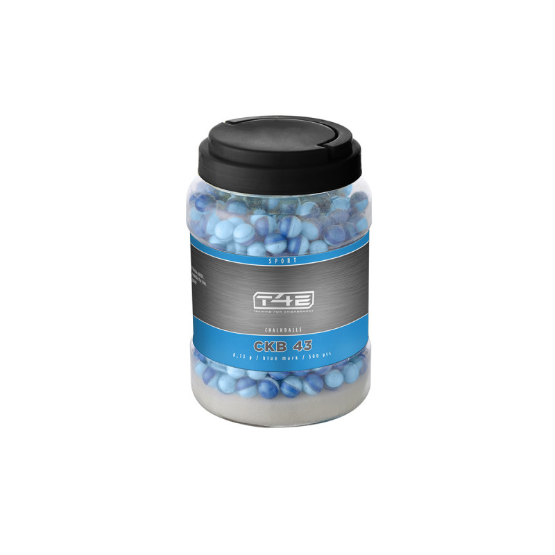 Billes 0.43 POUDRE CRAIE CKB43 BLEUE T4E UMAREX BOITE X500