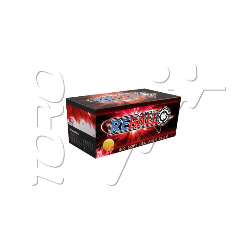 Billes 0.68 CAOUTCHOUC REUTILISABLES REBALL TARGET CARTON X500