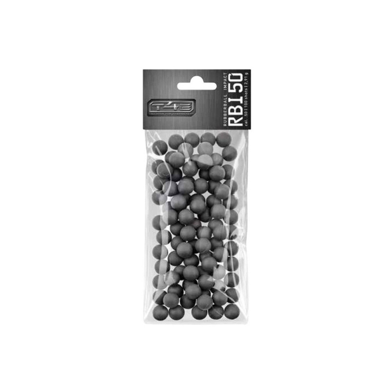 Balles 0.50 CAOUTCHOUC NOYAU ACIER RBI50 T4E UMAREX X100