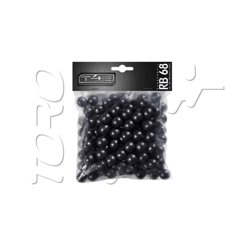 Balles 0.68 CAOUTCHOUC DURE RB68 T4E PERFORMANCE UMAREX SACHET X100