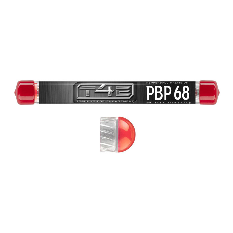 Balles 0.68 BILLES POIVRE PRECISION A AILETTES PBP68 T4E UMAREX TUBE X10