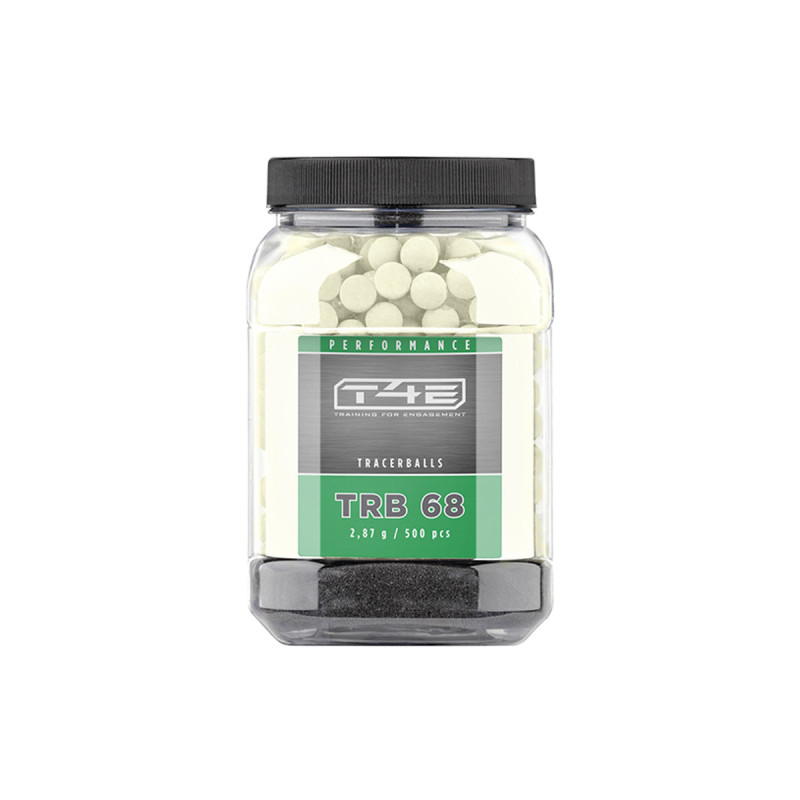 Balles 0.68 CAOUTCHOUC PHOSPHORESCENT TRACANTES TRB PERFORMANCE UMAREX BOITE X500
