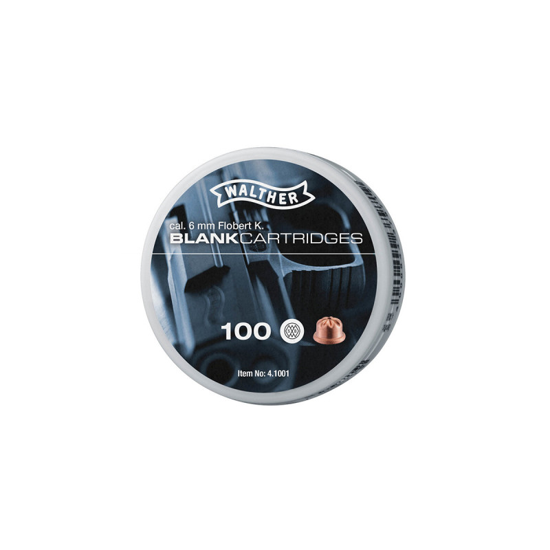 Cartouches 6mm FLOBERT A BLANC WALTHER UMAREX X100