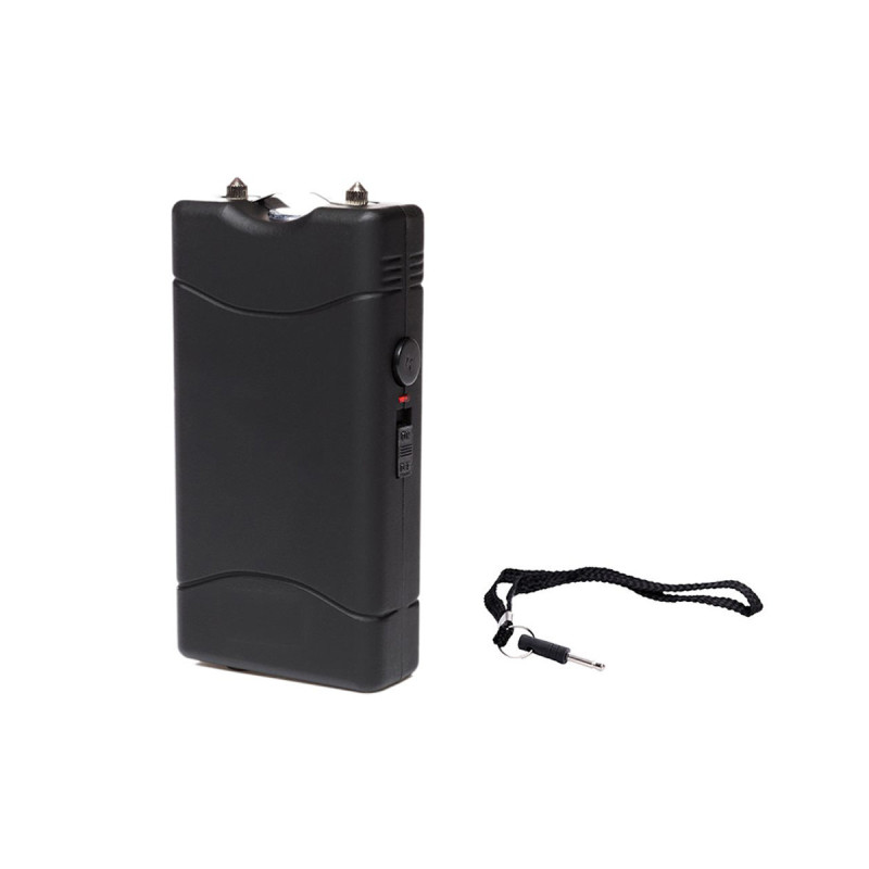 Electrochoc LAMPE DE POCHE 5.000.000 VOLTS SQUARE CLASSIC + DRAGONNE