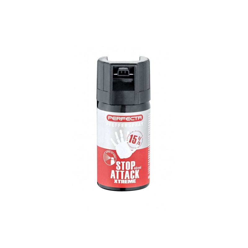 Aérosol lacrymogène GAZ POIVRE STOP ATTACK XTREME 40ML PERFECTA UMAREX