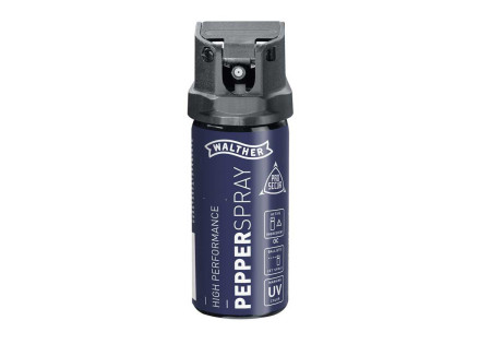 Aérosol lacrymogène GAZ CS + POIVRE 10% PROSECUR PEPPER SPRAY 5 METRES 53 ML WALTHER UMAREX