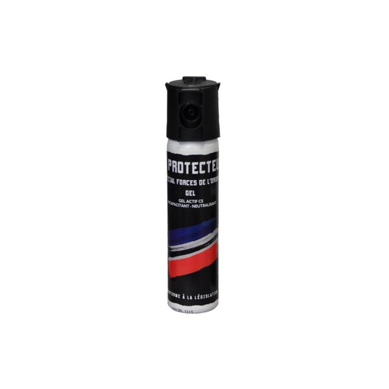 Aérosol lacrymogène GEL CS SPECIAL FORCE DE L´ORDRE 75ML LE PROTECTEUR
