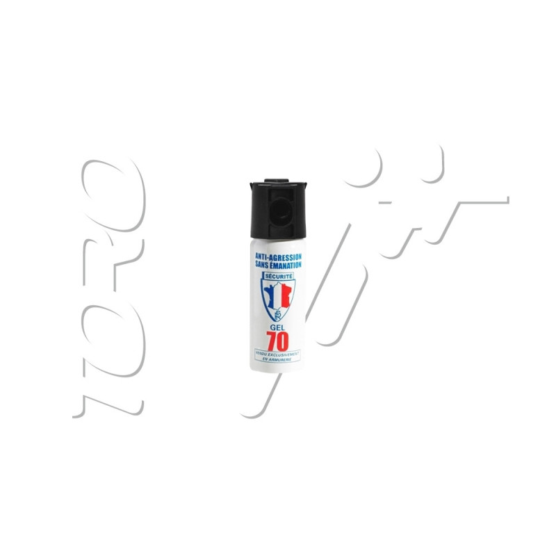 Aérosol lacrymogène GEL CS PUISSANCE 70 50ML