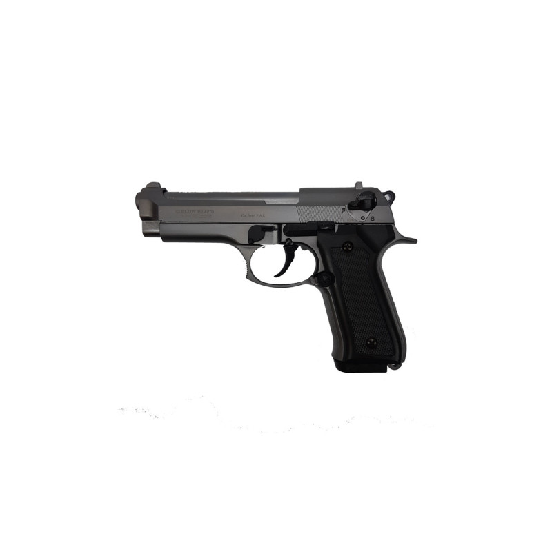 Pistolet Alarme 9mm PAK F92 FULL AUTO SMOKE 18 COUPS BLOW