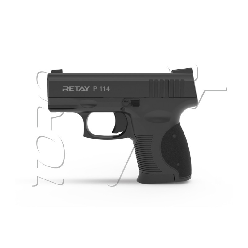 Pistolet Alarme 9mm PAK P114 MINI BLACK RETAY