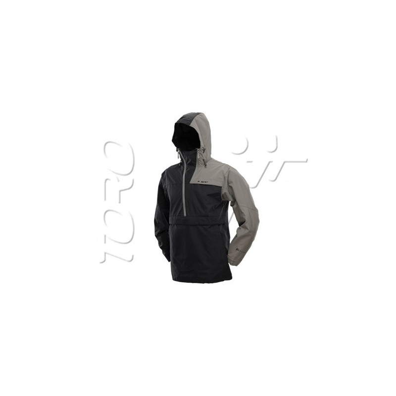 VESTE PULLOVER BLACK GREY DYE - Taille S