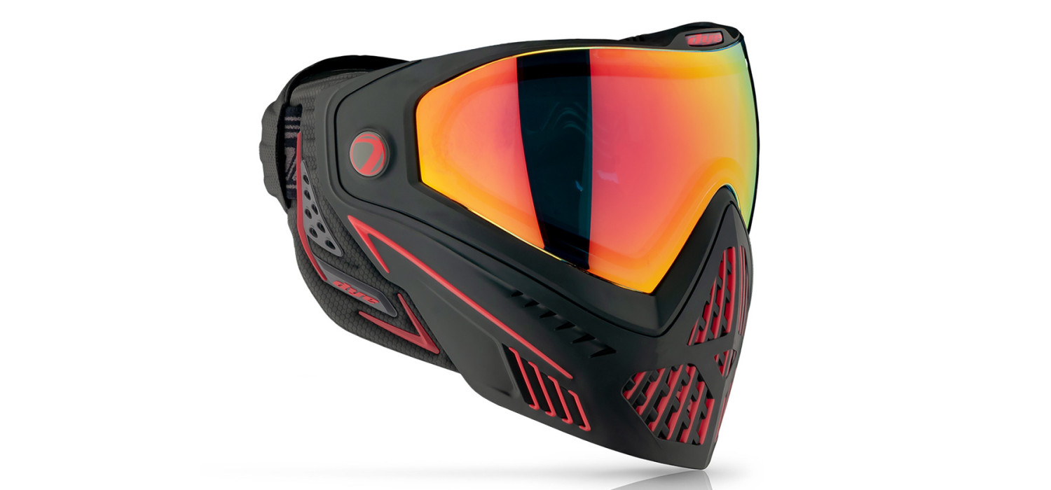 Masque DYE I5 2.0 THERMAL FIRE BLACK RED Masque DYE I5 2.0 THERMAL FIRE BLACK RED