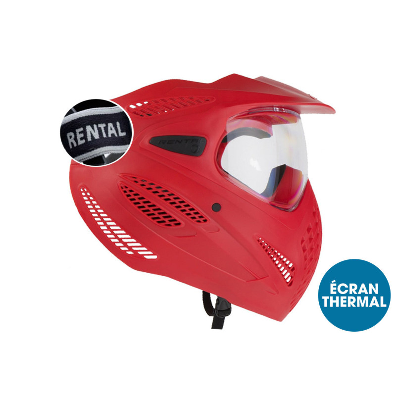 Masque DYE SE RENTAL ECRAN THERMAL RED