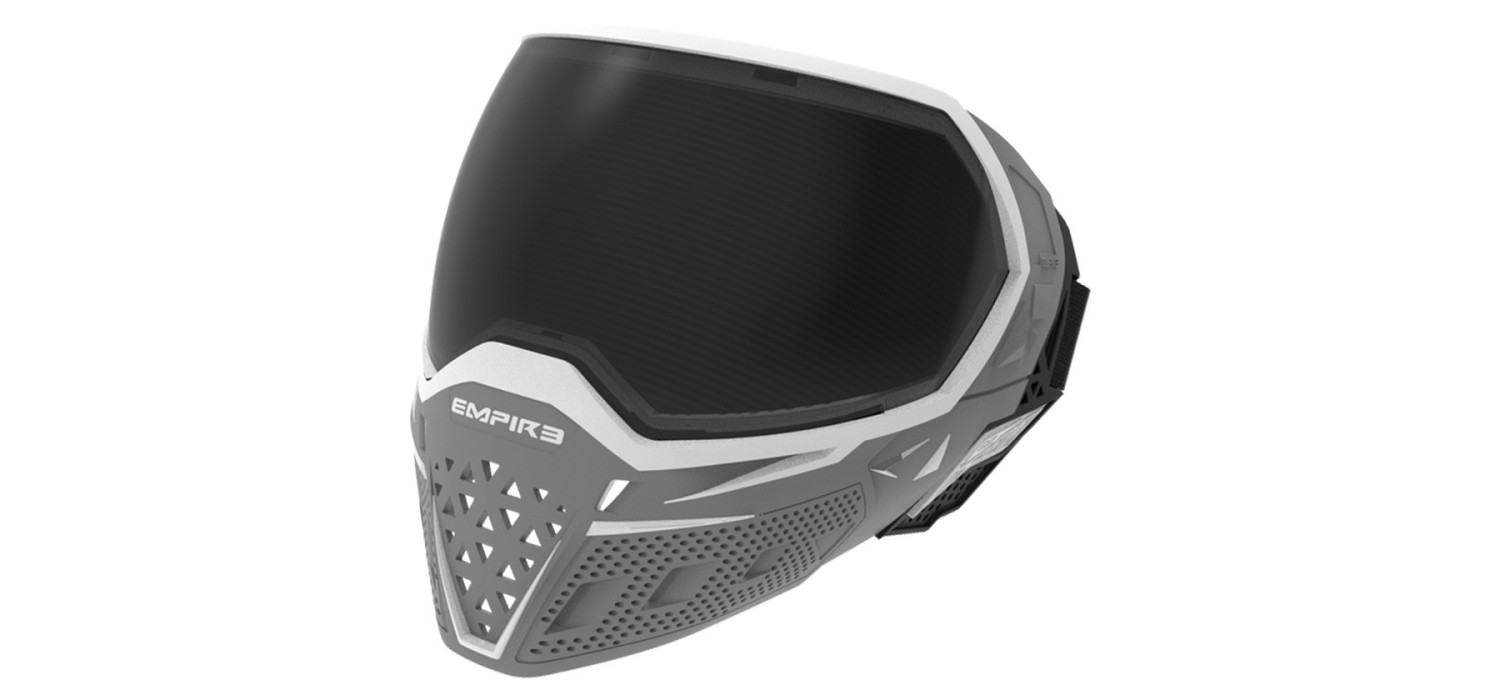 Masque EMPIRE EVS THERMAL WHITE GREY ECRAN 2X CLEAR ET NINJA Masque EMPIRE EVS THERMAL WHITE GREY ECRAN 2X CLEAR ET NINJA