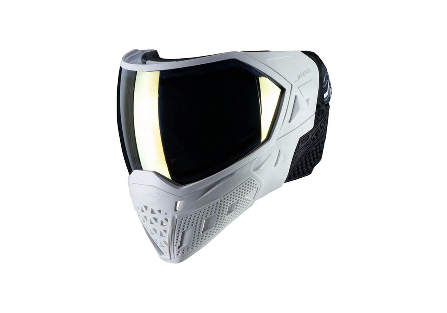 Masque EMPIRE EVS THERMAL WHITE WHITE ECRAN 2X CLEAR ET GOLD Masque EMPIRE EVS THERMAL WHITE WHITE ECRAN 2X CLEAR ET GOLD