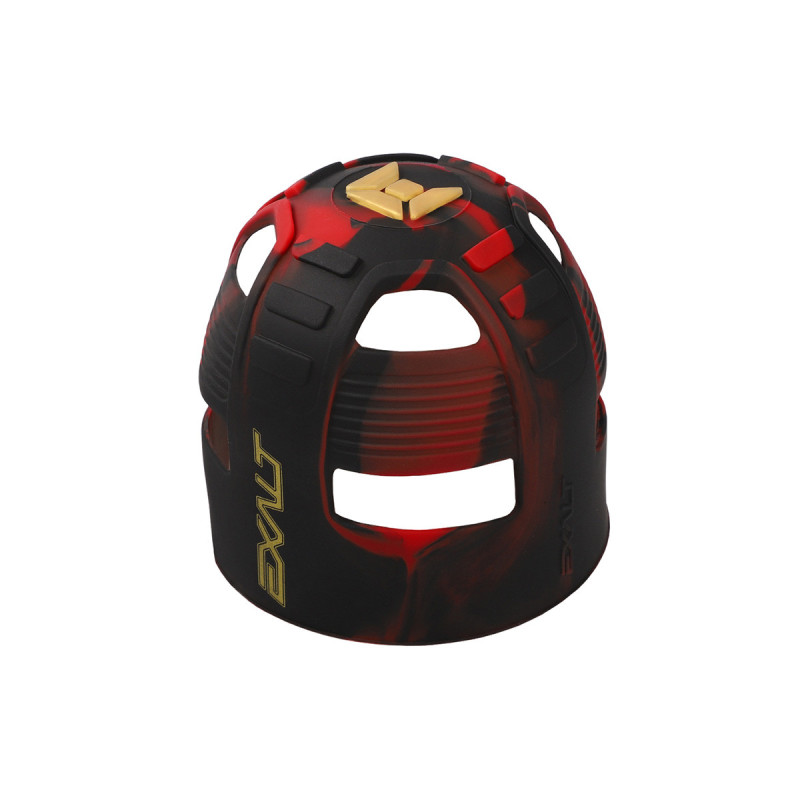 Butt plate TANK GRIP EXALT CARBONE 0.8L à 1.1L REGAL BLACK RED