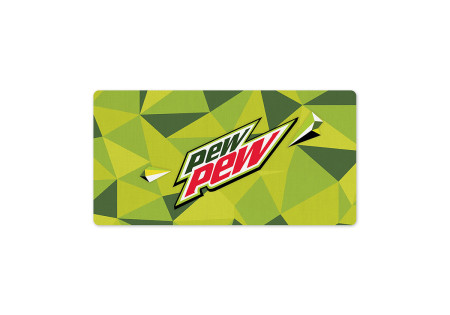 Tapis TECHNICIEN V2 MEDIUM 72X33cm EXALT PEWPEW LIME