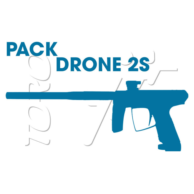 Pack lanceur DRONE 2S + MASQUE + BOUTEILLE + LOADER