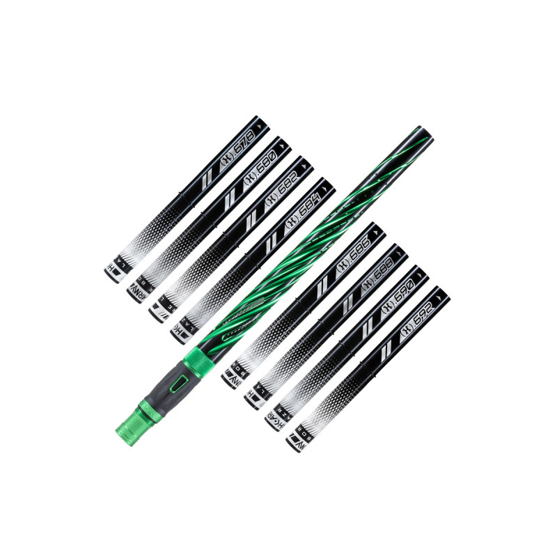 Kit canon LAZR ELITE ORBIT 15" COCKER DUST GREEN + 8 INSERTS BLACK + MALLETTE HK ARMY
