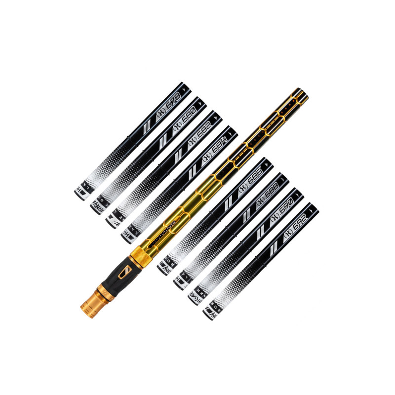Kit canon LAZR ELITE NEXUS 15" COCKER GOLD/BLACK + 8 INSERTS BLACK + MALLETTE HK ARMY