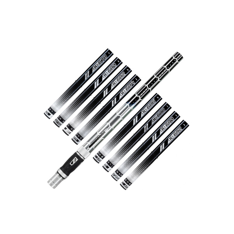 Kit canon LAZR ELITE NEXUS 15" COCKER SILVER/BLACK + 8 INSERTS BLACK + MALLETTE HK ARMY