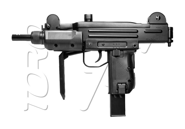 Pistolet mitrailleur 4.5mm (Billes) UZI FULL AUTO BLOWBACK CO2 KWC