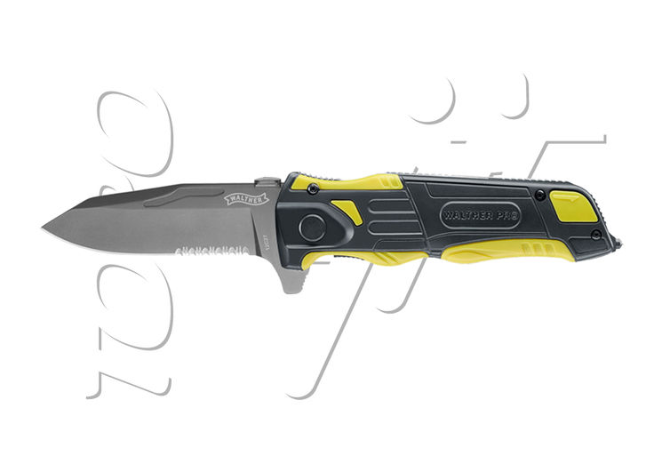 Couteau WALTHER PRO RESCUE JAUNE UMAREX