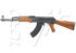 Fusil AK47 METAL ET ABS NON BLOWBACK + 2 CHARGEURS + SANGLE
