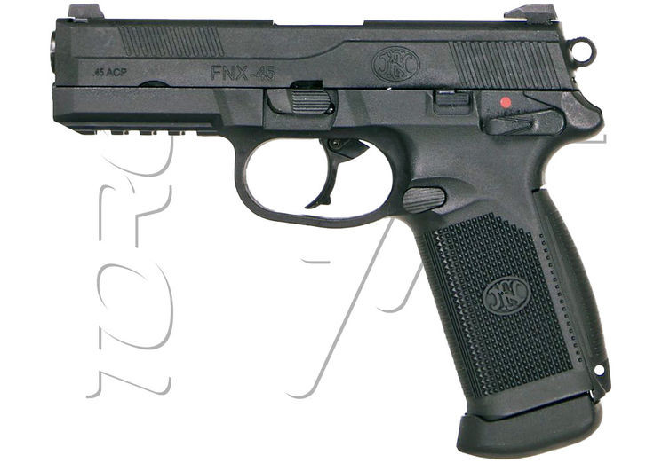 Pistolet FN HERSTAL FNX-45 CIVILIAN BLACK BLOWBACK 25BBs GAZ