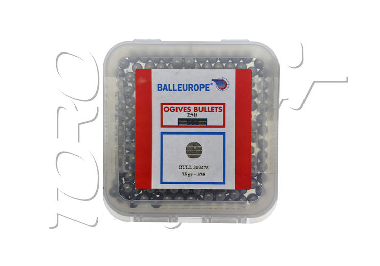 Balles rondes plomb BALLEUROPE CALIBRE 36 (sur calibré .375) X250