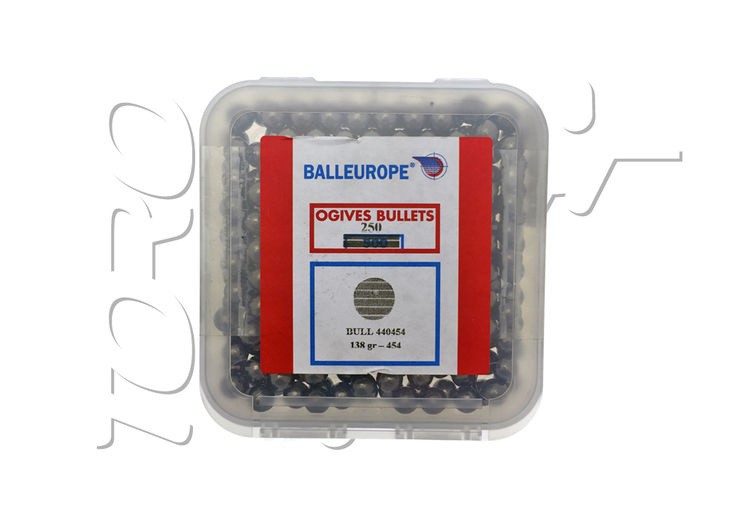 Balles rondes plomb BALLEUROPE CALIBRE 44 (sur calibré .454) X250
