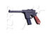 Pistolet MAUSER C96 M712 FULL METAL SPRING GOLDEN EAGLE