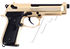Pistolet BERETTA M92FS GAZ BLOWBACK WE GOLD