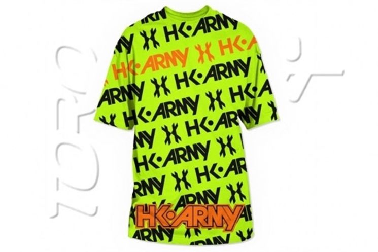 HK T-SHIRT ALL OVER 2.0 NEON