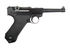Pistolet LUGER P08 S 4" FULL METAL GBB GAZ BLACK WE