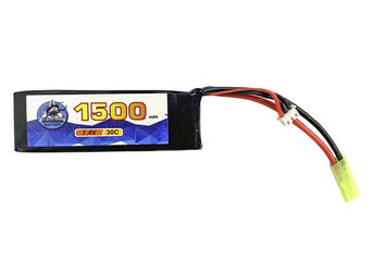 Batterie LIPO 7.4V 1500 mAh 20C 92x30x13mm 1 STICK VB POWER