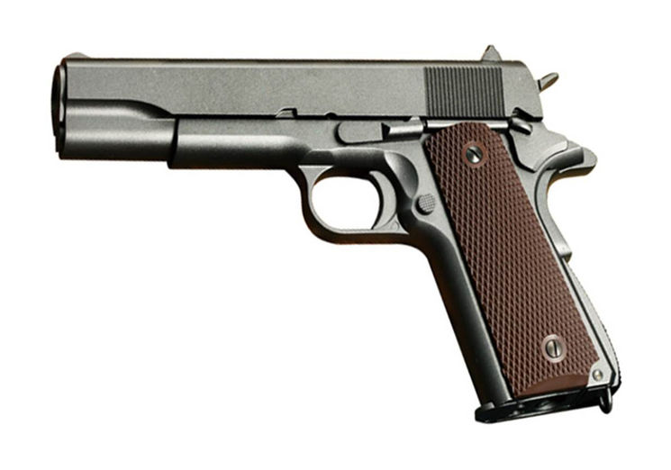 Pistolet 4.5mm (Billes) COLT 1911 FULL METAL BLOWBACK (E=1.7J) CO2 BLACK KWC