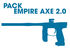 Pack Lanceur EMPIRE AXE 2.0 + MASQUE + BOUTEILLE + LOADER *
