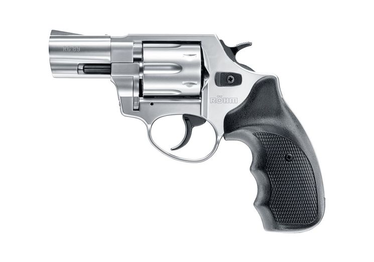 Revolver Alarme 380/9mm RK COLT RG89 BLACK SILVER 6 COUPS ROHM UMAREX