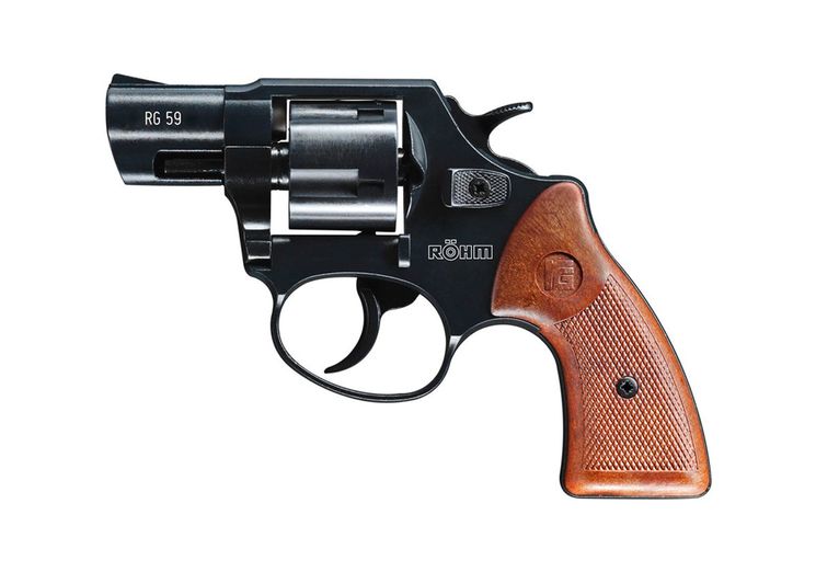 Revolver Alarme 380/9mm RK COLT RG59 BLACK BROWN 5 COUPS ROHM UMAREX
