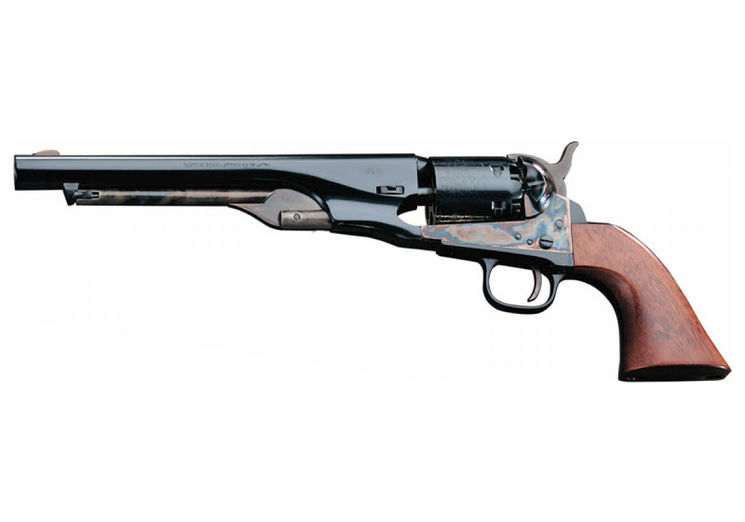 Revolver COLT 1861 NAVY ACIER JASPE Calibre 36 PIETTA (cas36)
