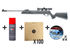 Pack Carabine 4.5mm (Plomb) UMAREX UX SYRIX (E=19.9J) + LUNETTE 4X32 + CIBLES + PLOMBS + HUILE