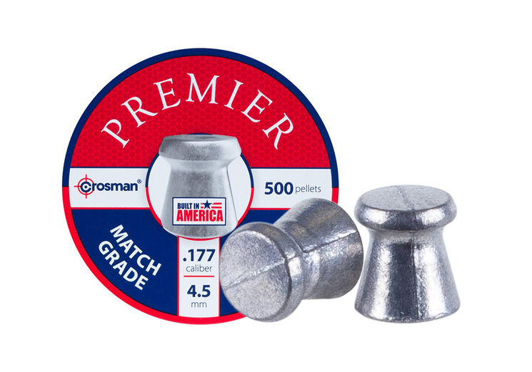 Plombs 4.5mm CROSMAN PREMIER INTERNATIONAL MATCH PLATS 7.9 GRAINS X500