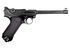 Pistolet LUGER P08 M 6" FULL METAL GBB GAZ BLACK WE