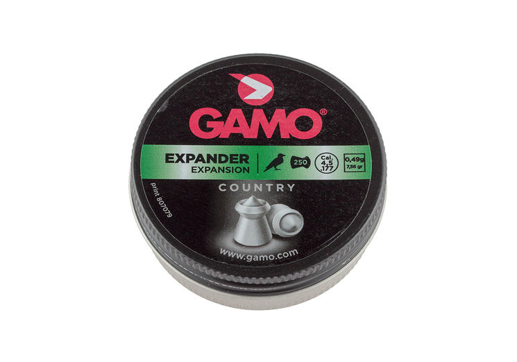 Plombs 4.5mm GAMO EXPANDER EXPANSION TETE POINTUS 0.49g BOITE X250