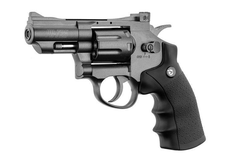 Revolver 4.5mm (Plomb) PR-725 2.5" CO2 BLACK GAMO
