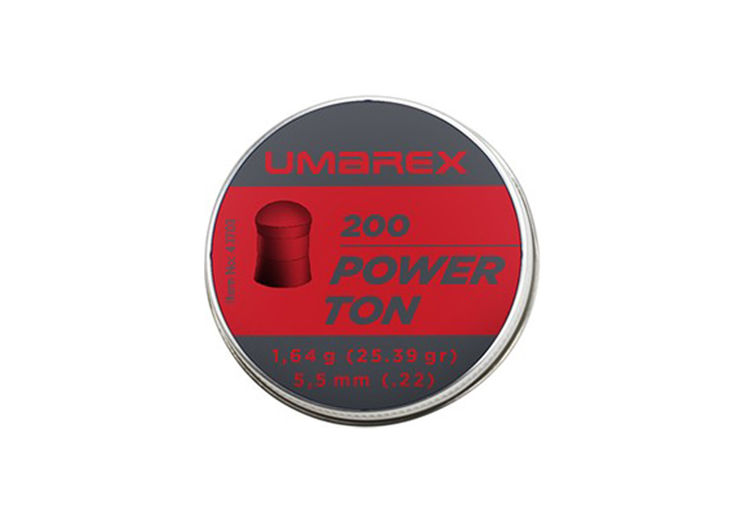 Plombs 5.5mm UMAREX POWER TON TETE RONDE 1.64g X200