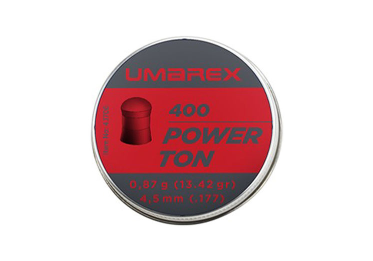 Plombs 4.5mm UMAREX POWER TON TETE RONDE 0.87g X400