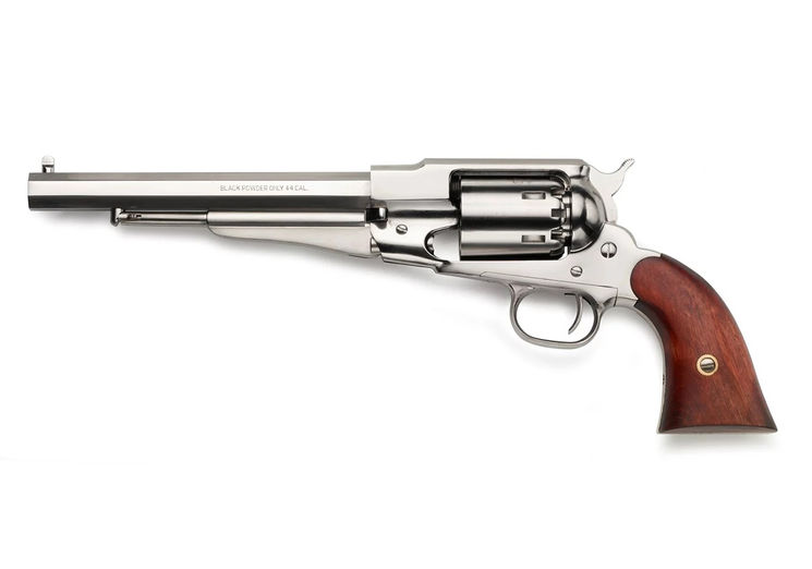 Revolver REMINGTON 1858 TEXAS LAITON NICKELE Calibre 44 PIETTA (rbn44)